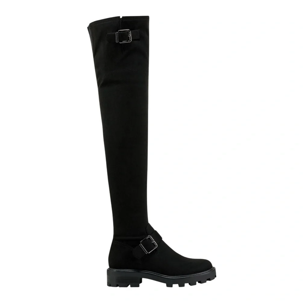 Marc Fisher LTD Ganven Lug Sole Over the Knee Boot NWOB
